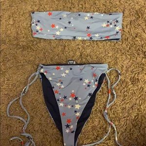 High Waisted Americana Bikini